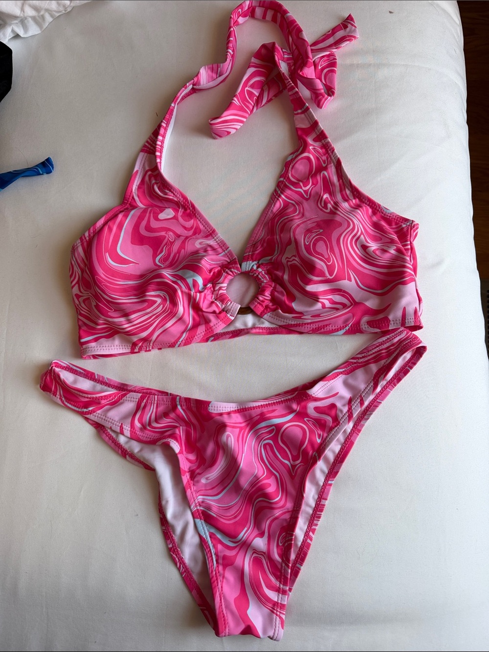 Pink Swirl Bikini Set